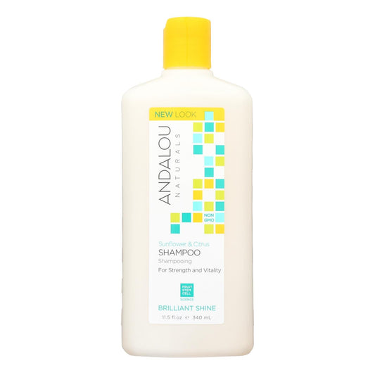 Buy Andalou Naturals Brilliant Shine Shampoo Sunflower And Citrus - 11.5 Fl Oz  at OnlyNaturals.us