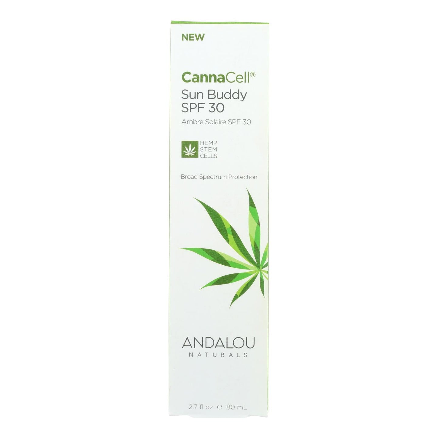 Andalou Naturals - Cannacell Sun Buddy Spf 30 - 2.7 Fl Oz. | OnlyNaturals.us