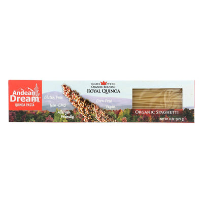 Buy Andean Dream Gluten Free Organic Spaghetti Quinoa Pasta - Case Of 12 - 8 Oz.  at OnlyNaturals.us