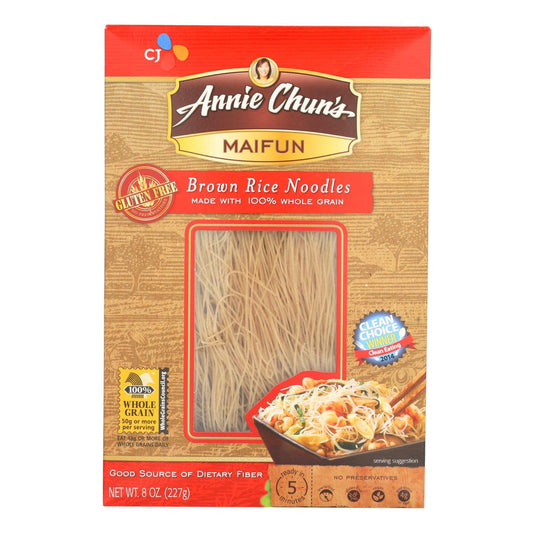 Annie Chun's Maifun Brown Rice Noodles - Case Of 6 - 8 Oz. | OnlyNaturals.us