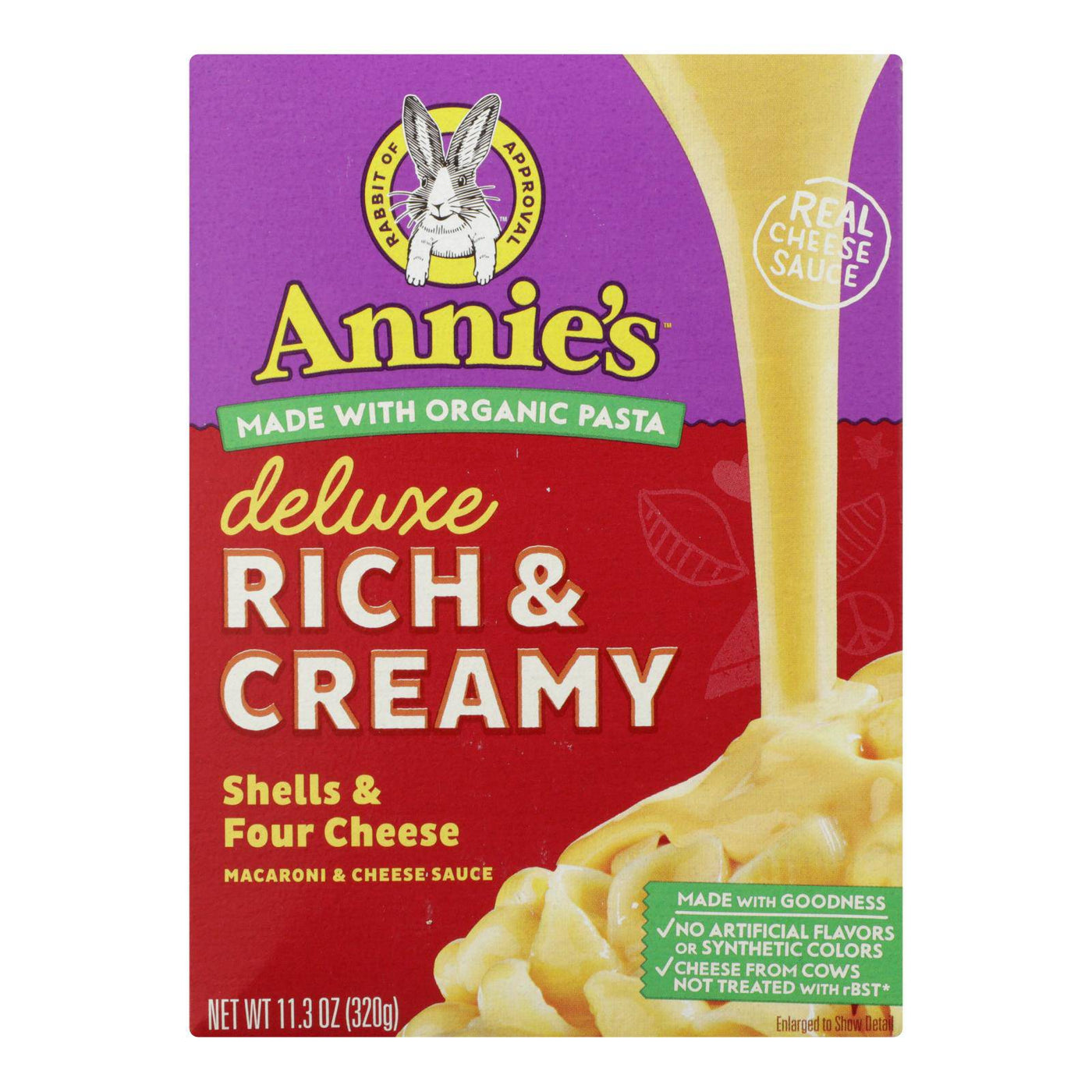 Annie's Homegrown - Mac&chs Dlx 4chs Shel - Case Of 12 - 11.3 Oz | OnlyNaturals.us