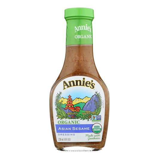 Annie's Naturals Organic Dressing Asian Sesame - Case Of 6 - 8 Fl Oz. | OnlyNaturals.us