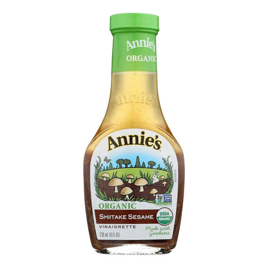 Annie's Naturals Vinaigrette Shiitake And Sesame - Case Of 6 - 8 Fl Oz. | OnlyNaturals.us