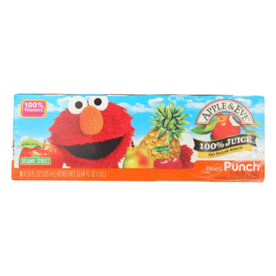 Apple And Eve Sesame Street Juice Elmo's Punch - Case Of 6 - 6 Bags | OnlyNaturals.us