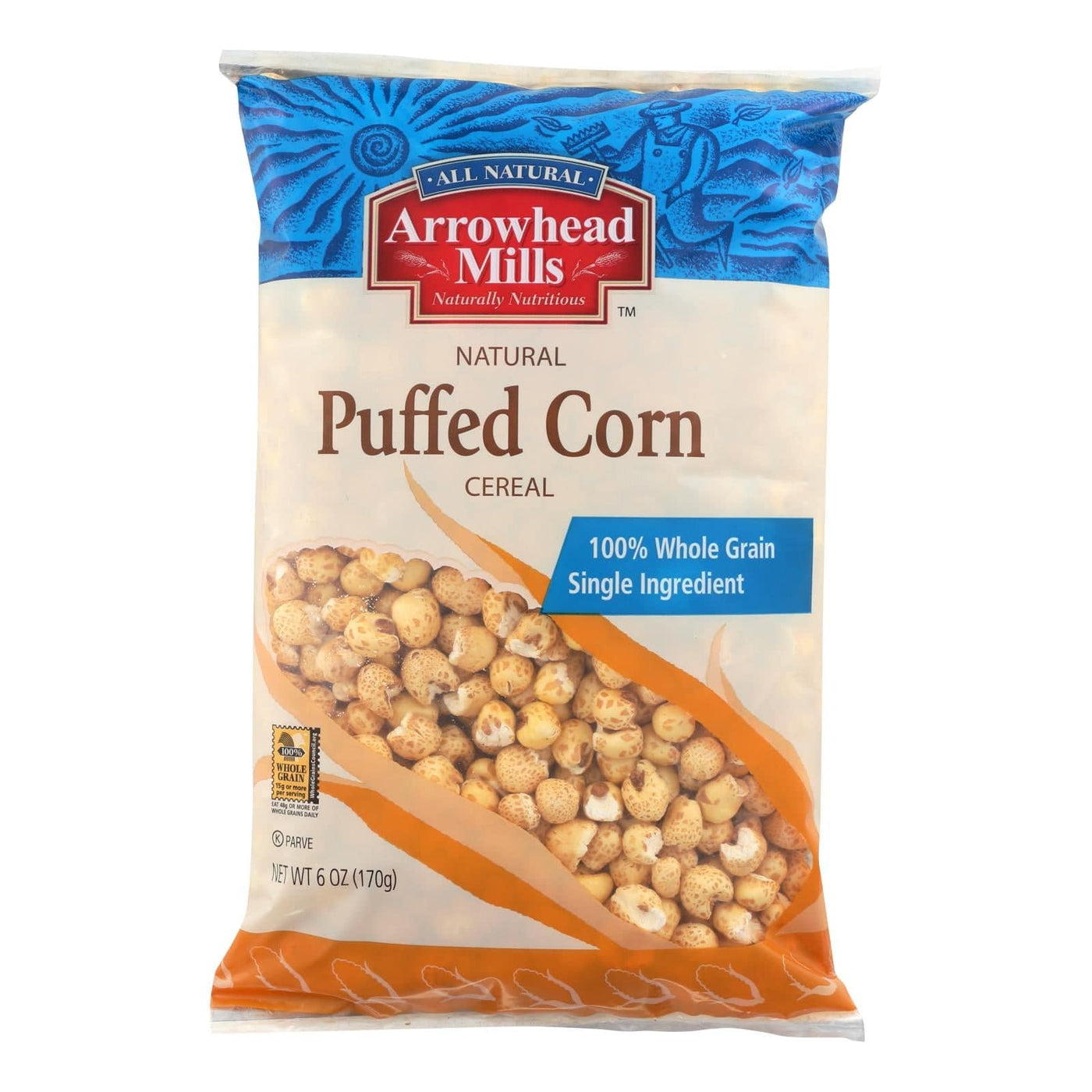 Buy Arrowhead Mills - All Natural Puffed Corn Cereal - Case Of 12 - 6 Oz.  at OnlyNaturals.us