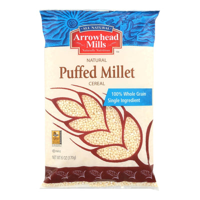 Buy Arrowhead Mills - All Natural Puffed Millet Cereal - Case Of 12 - 6 Oz.  at OnlyNaturals.us