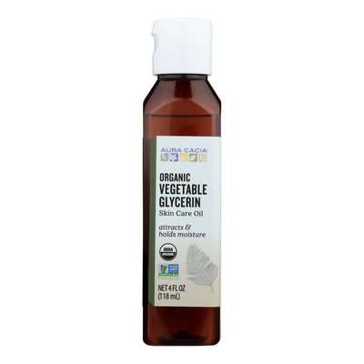 Buy Aura Cacia - Skin Care Oil - Organic Vegetable Glycerin Oil - 4 Fl Oz  at OnlyNaturals.us