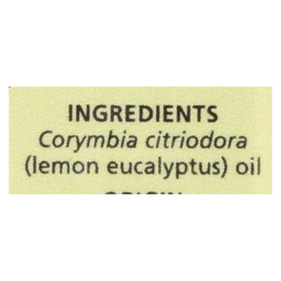 Buy Aura Cacia - 100% Pure Essential Oil Lemon Eucalyptus - 0.5 Fl Oz  at OnlyNaturals.us
