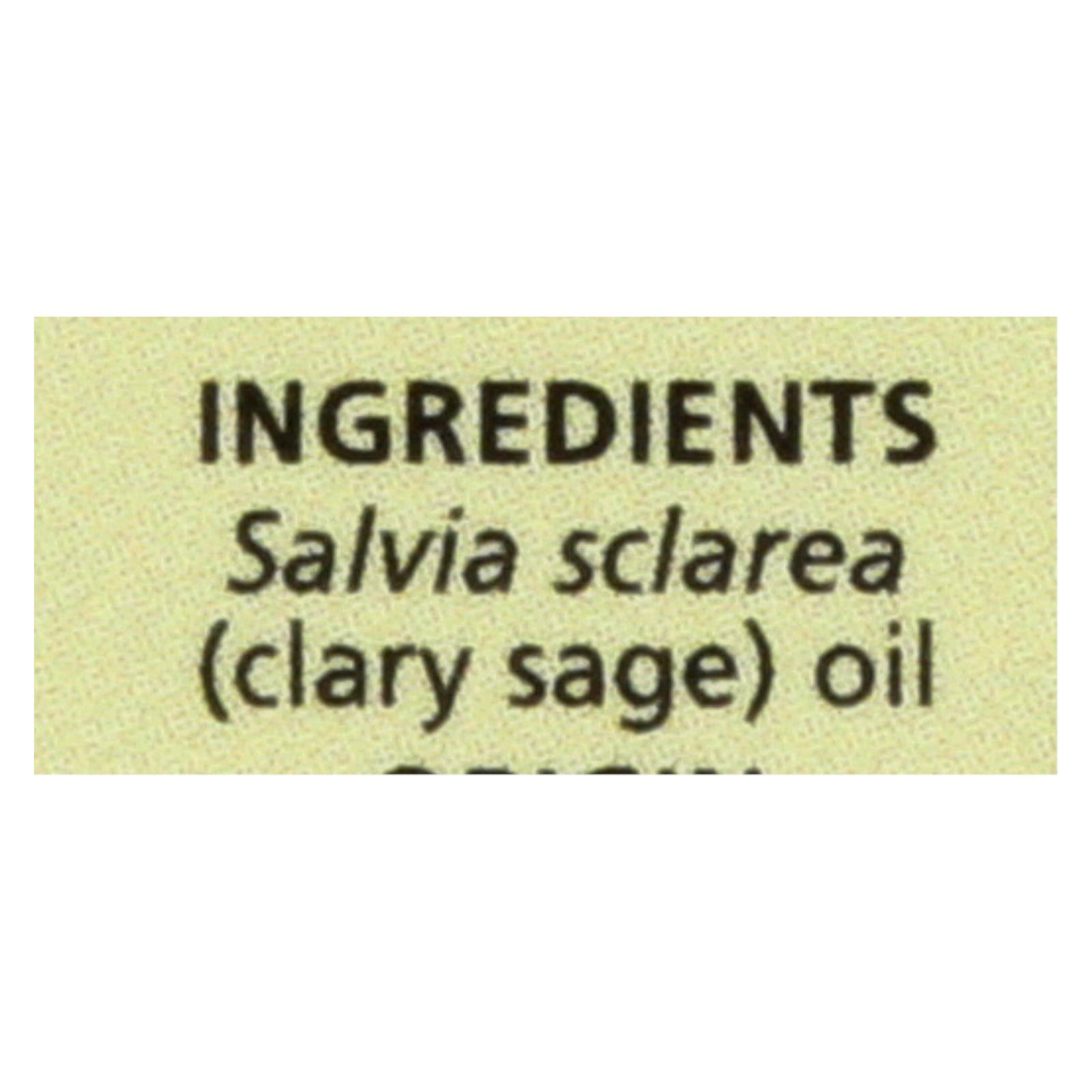 Aura Cacia - Essential Oil Clary Sage - 0.5 Fl Oz | OnlyNaturals.us