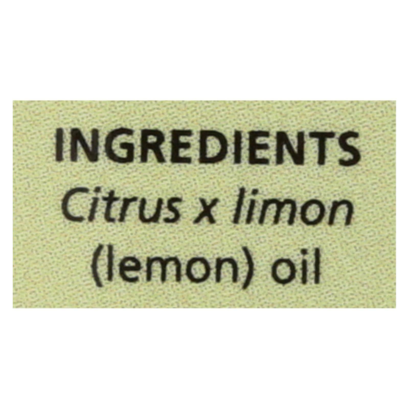 Aura Cacia - Essential Oil - Lemon - 0.5 Fl Oz | OnlyNaturals.us