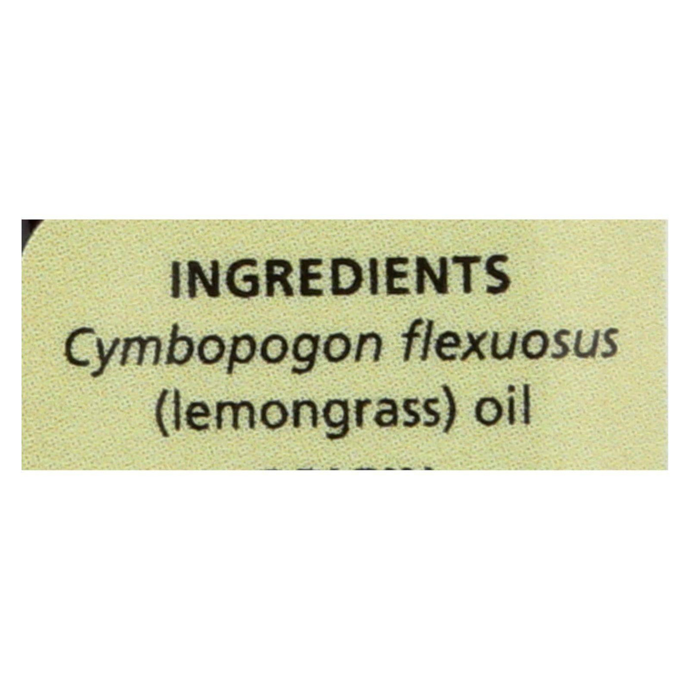 Aura Cacia - Pure Essential Oil Lemongrass - 0.5 Fl Oz | OnlyNaturals.us