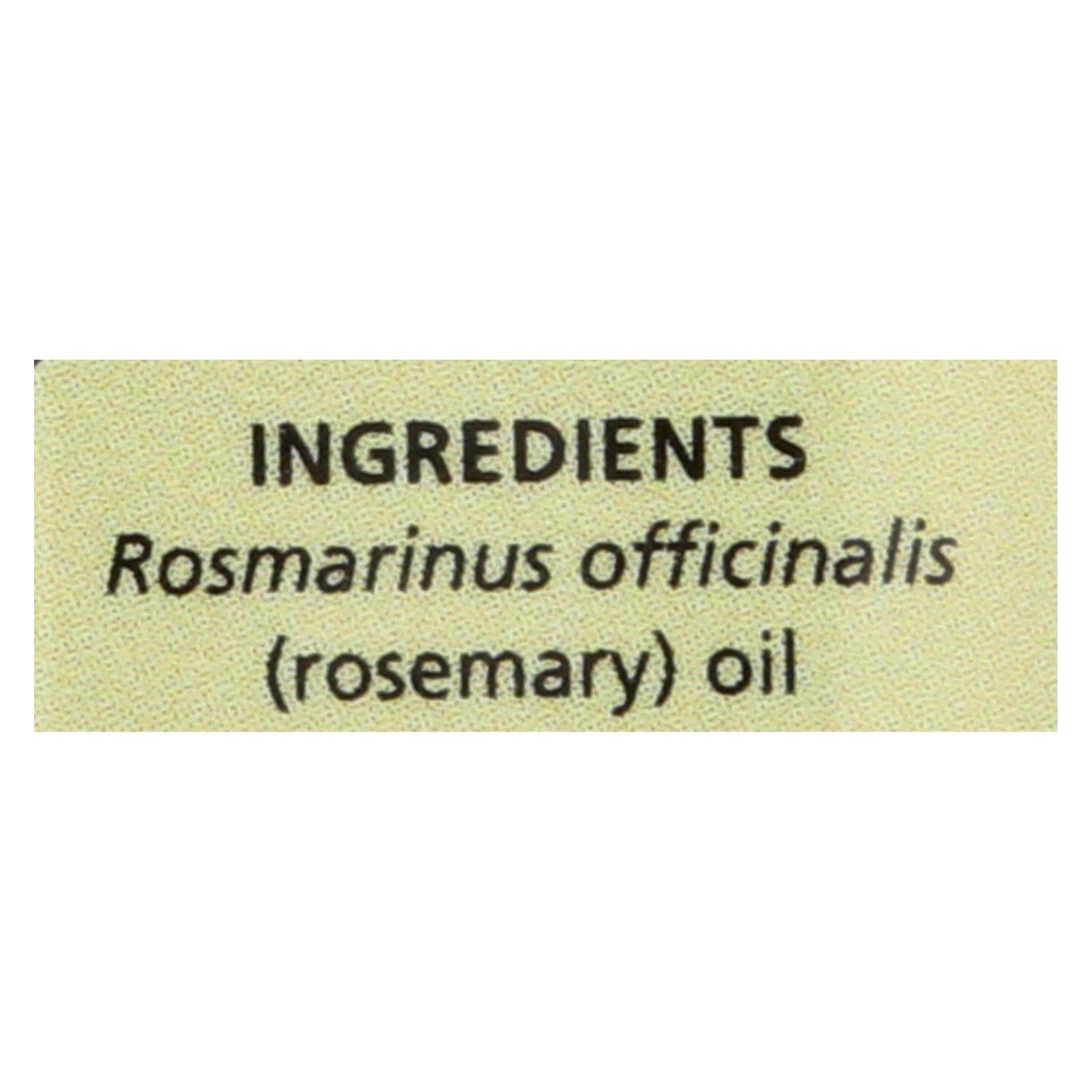 Aura Cacia - Pure Essential Oil Rosemary - 0.5 Fl Oz | OnlyNaturals.us