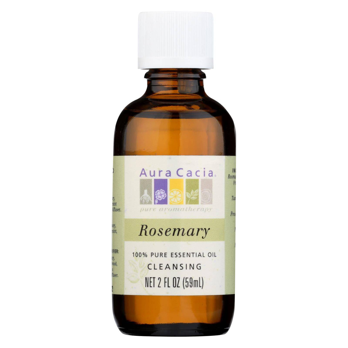Buy Aura Cacia - 100% Pure Essential Oil Rosemary Cleansing - 2 Oz  at OnlyNaturals.us