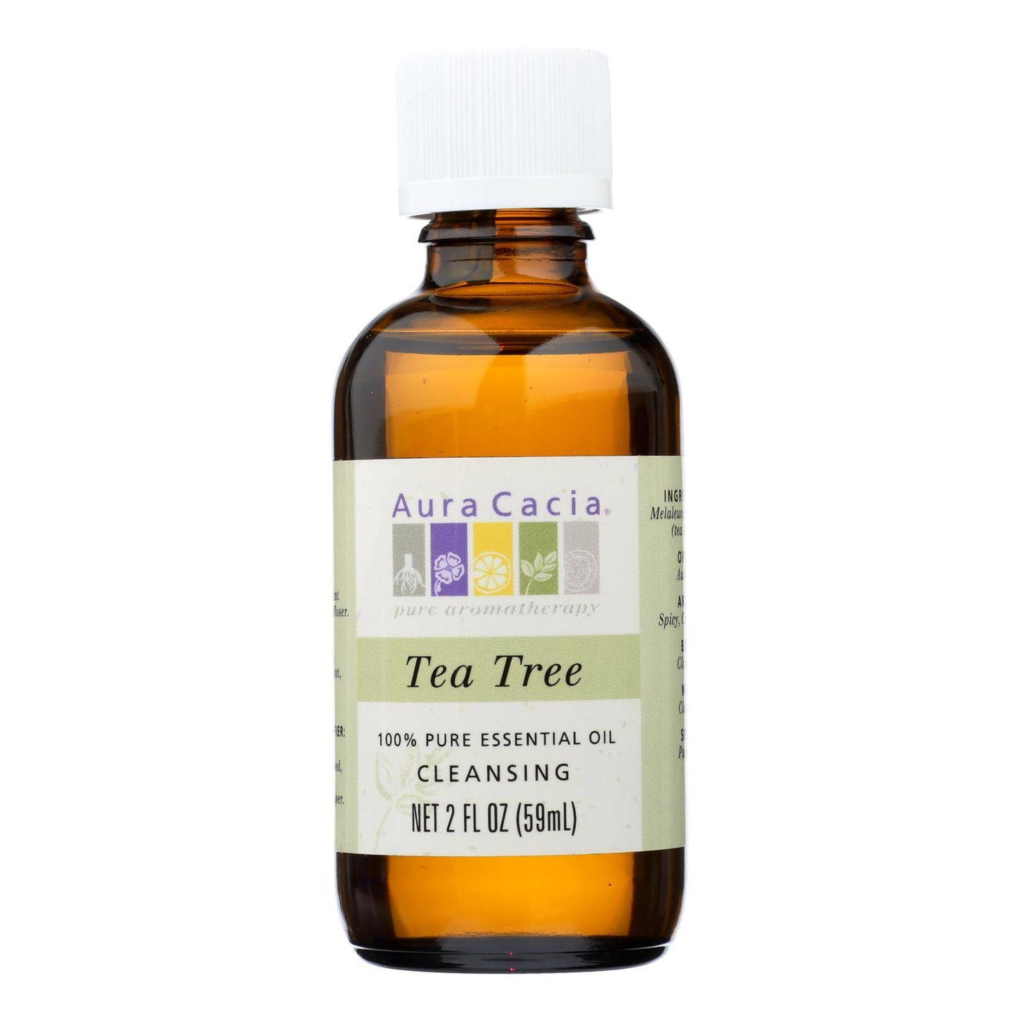 Buy Aura Cacia - 100% Pure Essential Oil Tea Tree Cleansing - 2 Oz  at OnlyNaturals.us