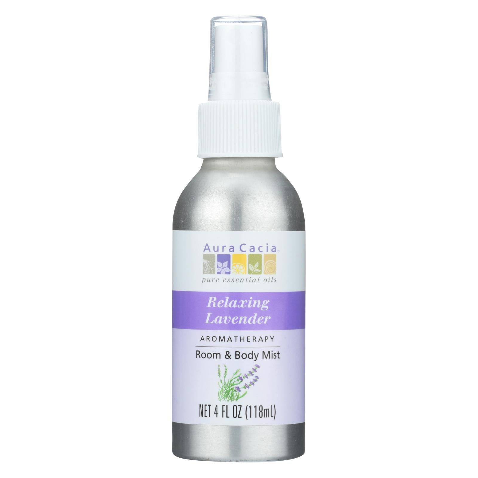 Aura Cacia - Aromatherapy Mist Calming Lavender Harvest - 4 Fl Oz | OnlyNaturals.us