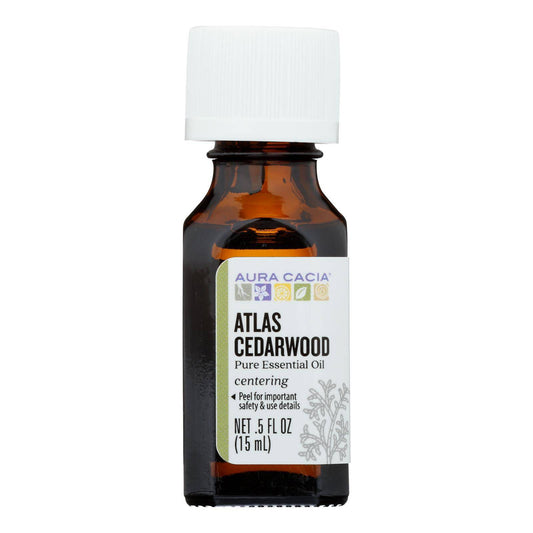 Buy Aura Cacia - Essential Oil - Atlas Cedar Wood - 0.5 Fl Oz.  at OnlyNaturals.us