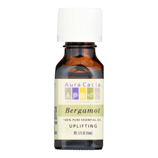 Aura Cacia - Essential Oil - Bergamot Uplifting - .5 Oz | OnlyNaturals.us