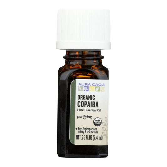 Aura Cacia - Essential Oil - Copaiba - Case Of 1 - .25 Fl Oz. | OnlyNaturals.us