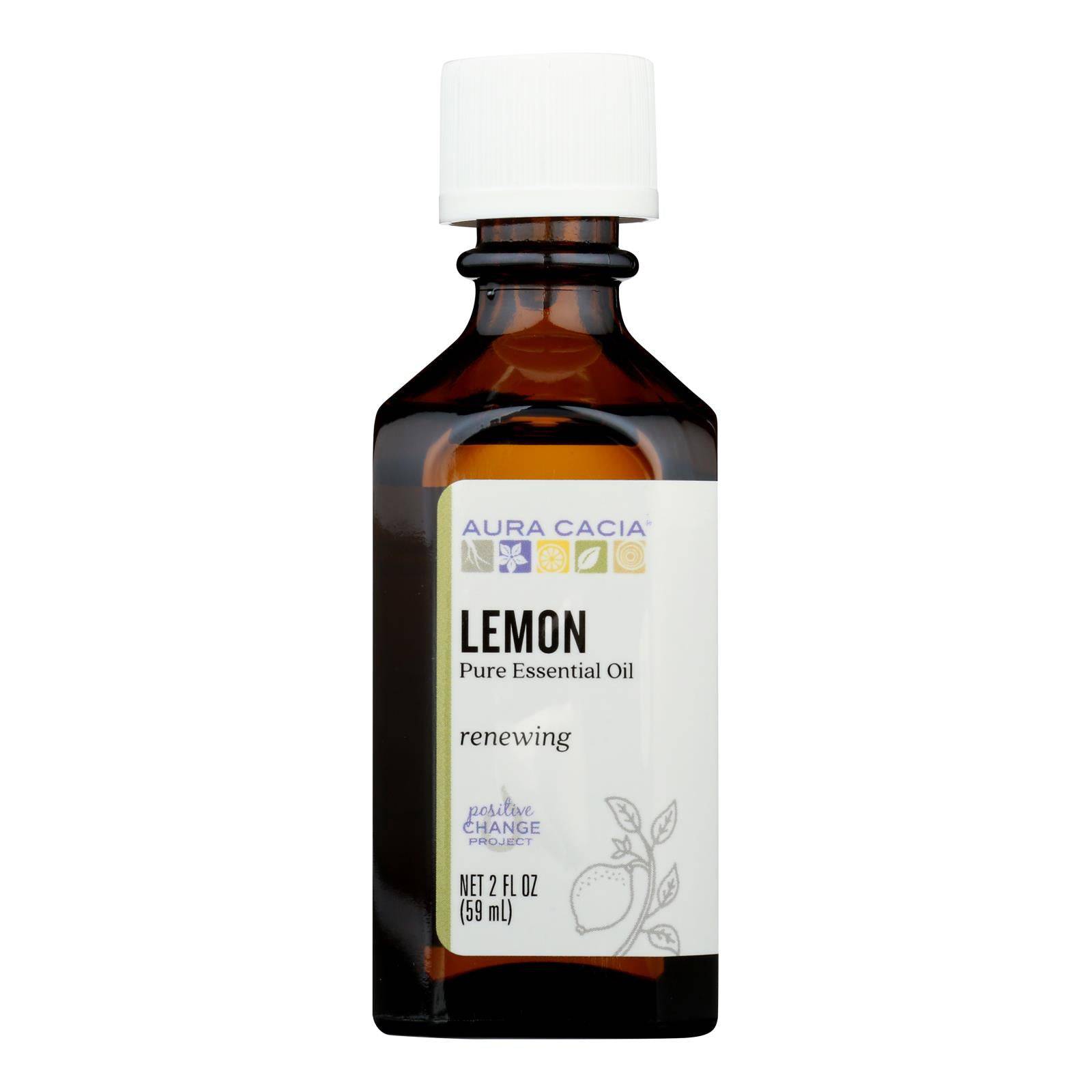 Buy Aura Cacia - Essential Oil - Lemon - 2 Fl Oz  at OnlyNaturals.us