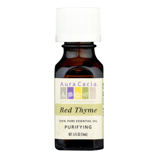 Aura Cacia - Essential Oil - Red Thyme - .5 Oz | OnlyNaturals.us