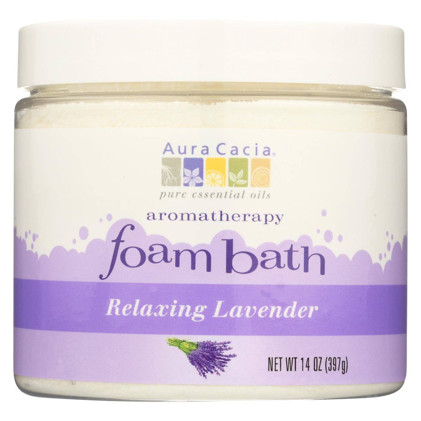 Buy Aura Cacia - Foam Bath Relaxing Lavender - 14 Oz  at OnlyNaturals.us