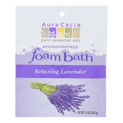 Aura Cacia - Foam Bath Relaxing Lavender - 2.5 Oz - Case Of 6 | OnlyNaturals.us