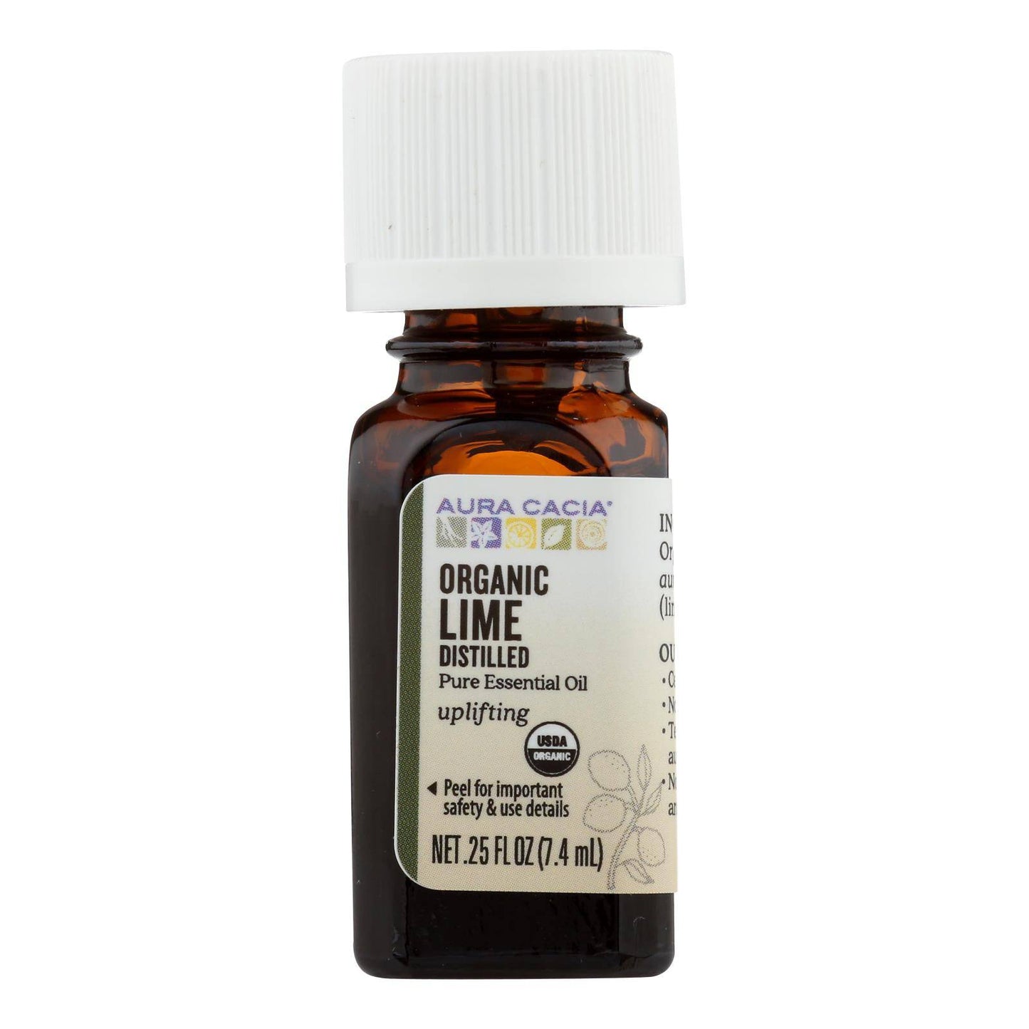 Buy Aura Cacia - Organic Essential Oil - Lime - .25 Fl Oz  at OnlyNaturals.us