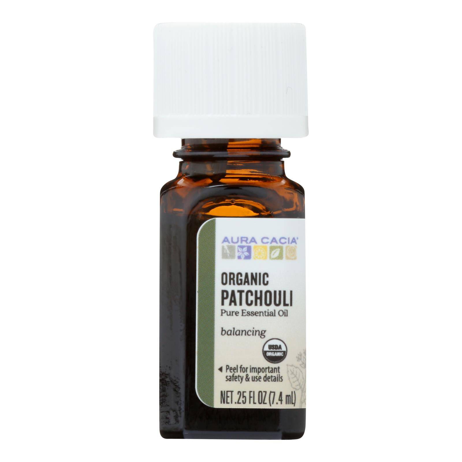 Aura Cacia - Organic Patchouli - .25 Oz | OnlyNaturals.us