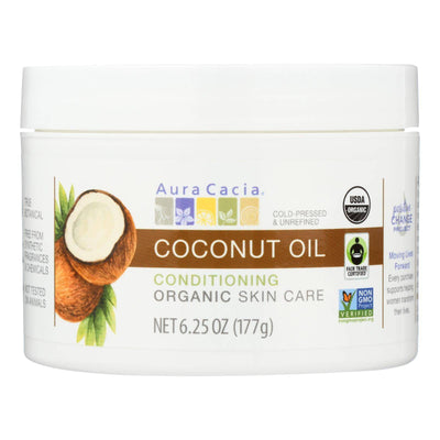 Aura Cacia - Organic Skincare Oil - Coconut - 6.25 Oz | OnlyNaturals.us
