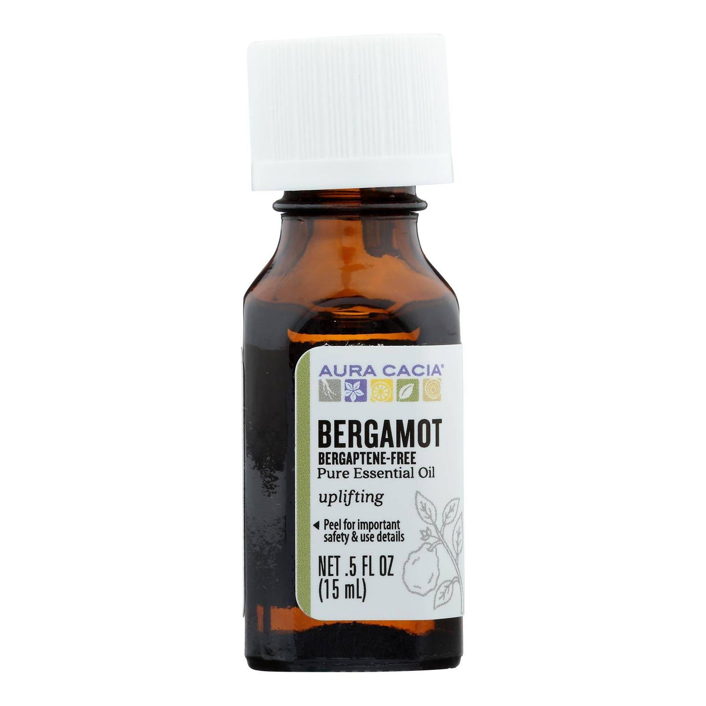 Buy Aura Cacia - Pure Essential Oil Bergamot - 0.5 Fl Oz  at OnlyNaturals.us