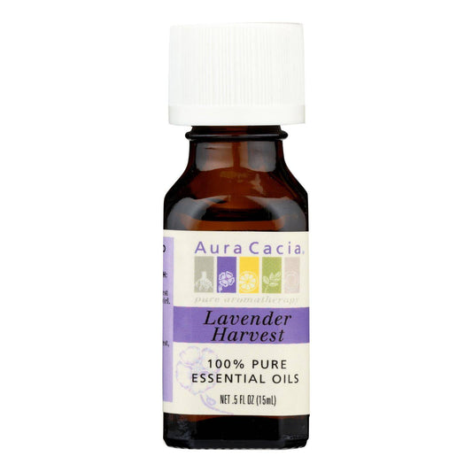 Aura Cacia - Pure Essential Oil Lavender Harvest - 0.5 Fl Oz | OnlyNaturals.us