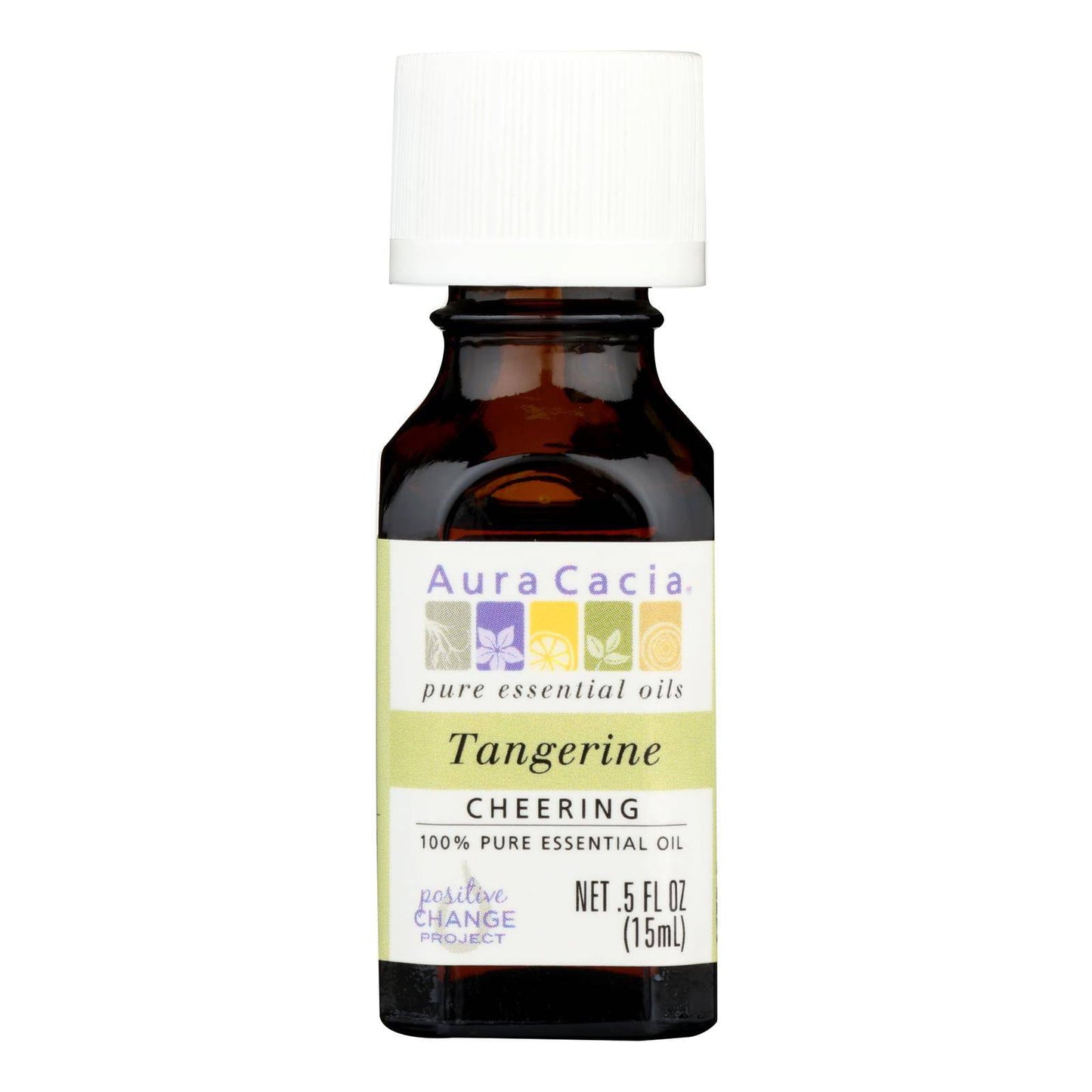 Aura Cacia - Pure Essential Oil Tangerine - 0.5 Fl Oz | OnlyNaturals.us