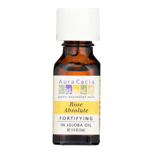 Buy Aura Cacia - Rose Absolute In Jojoba Oil - 0.5 Fl Oz  at OnlyNaturals.us