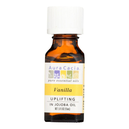 Buy Aura Cacia - Vanilla In Jojoba Oil - 0.5 Fl Oz  at OnlyNaturals.us