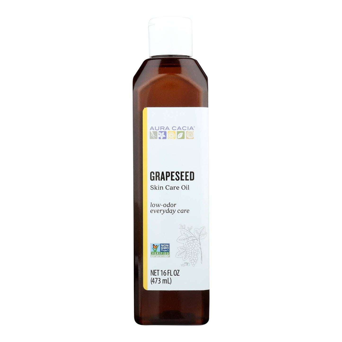 Buy Aura Cacia - Natural Skin Care Oil Grapeseed - 16 Fl Oz  at OnlyNaturals.us