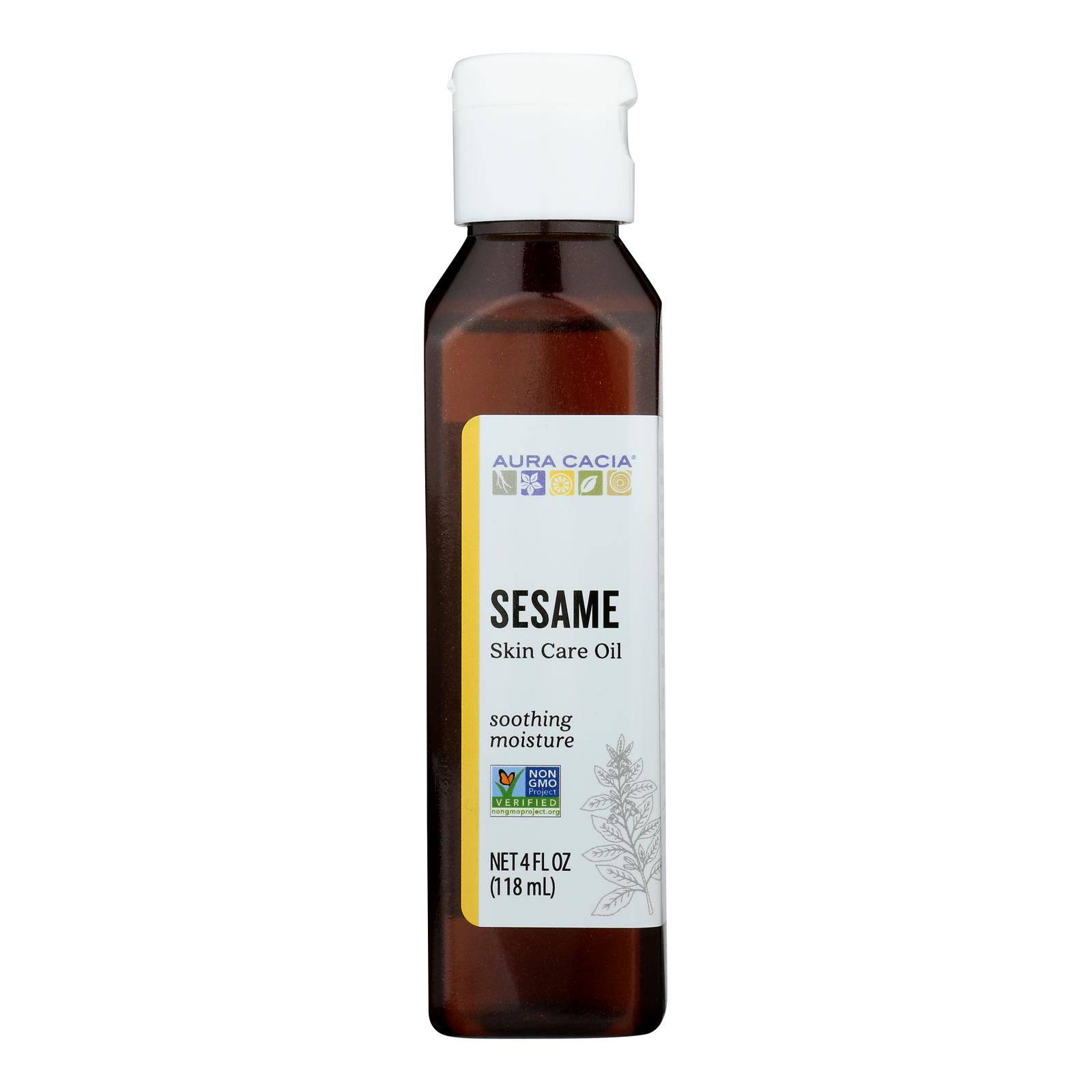 Buy Aura Cacia - Natural Skin Care Oil Sesame - 4 Fl Oz  at OnlyNaturals.us