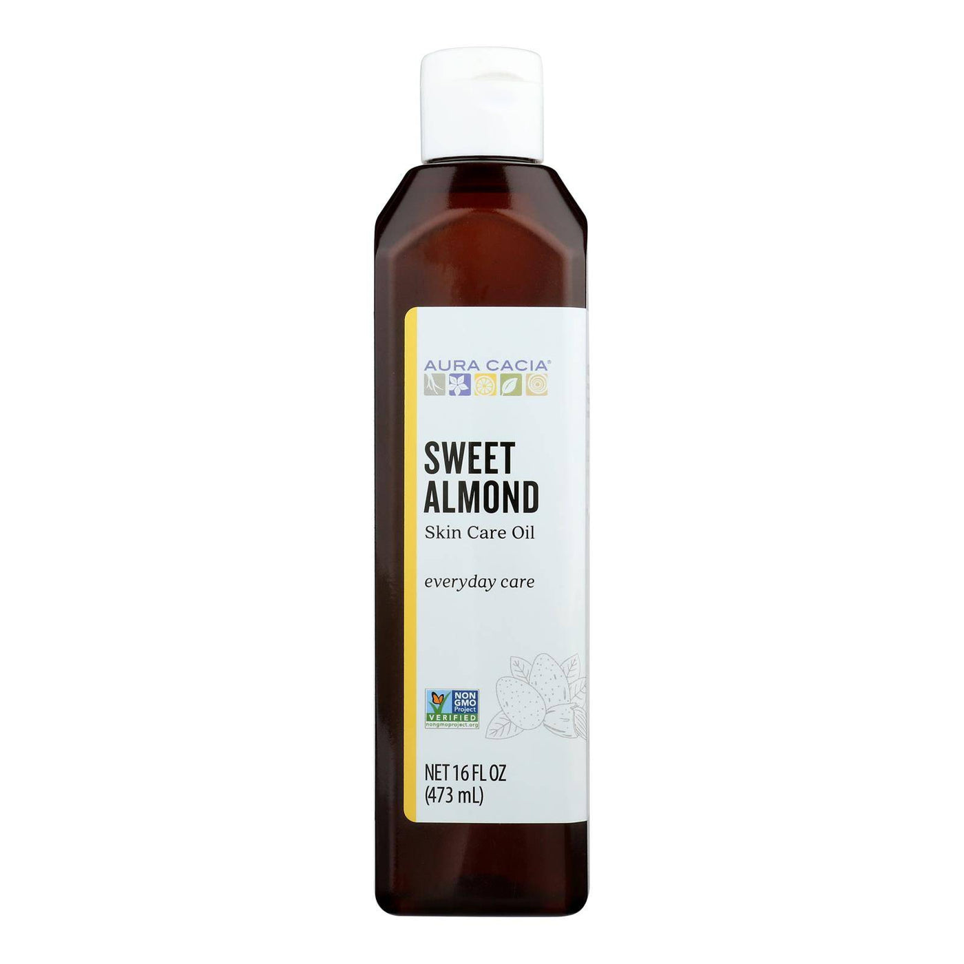Buy Aura Cacia - Natural Skin Care Oil Sweet Almond - 16 Fl Oz  at OnlyNaturals.us