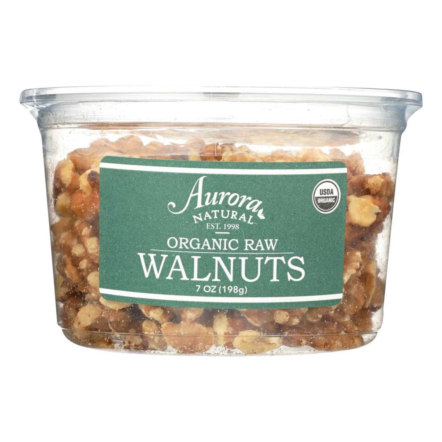 Aurora Natural Products - Organic Raw Walnuts - Case Of 12 - 7 Oz. | OnlyNaturals.us