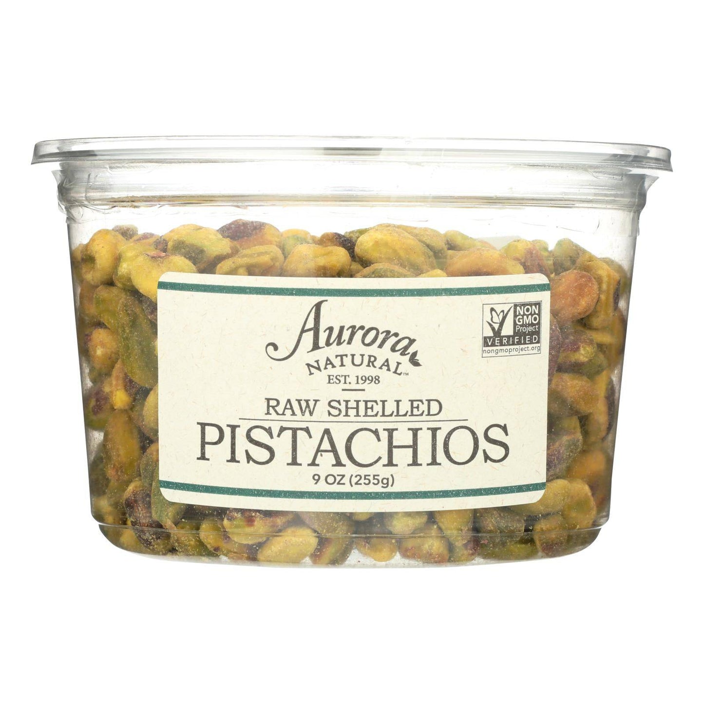 Aurora Natural Products - Raw Shelled Pistachios - Case Of 12 - 9 Oz. | OnlyNaturals.us