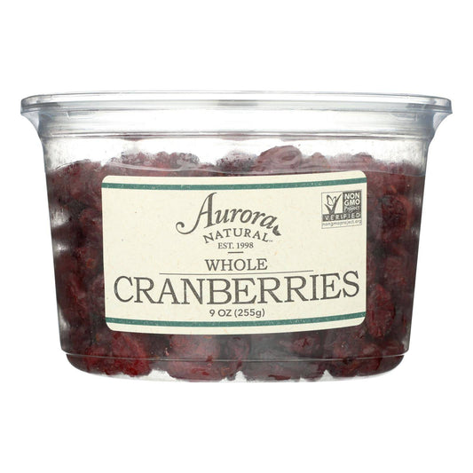 Aurora Natural Products - Whole Cranberries - Case Of 12 - 9 Oz. | OnlyNaturals.us