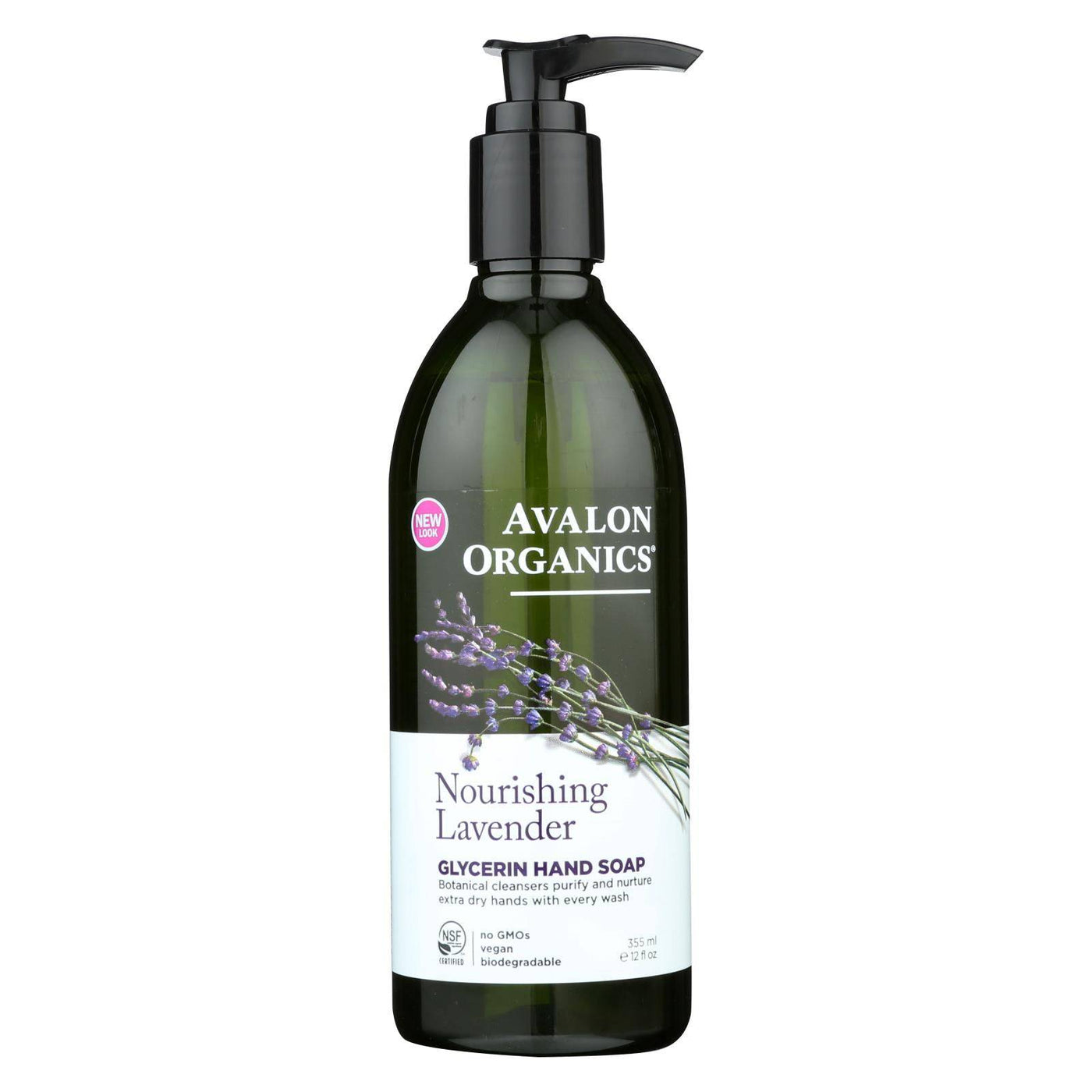 Buy Avalon Organics Glycerin Liquid Hand Soap Lavender - 12 Fl Oz  at OnlyNaturals.us