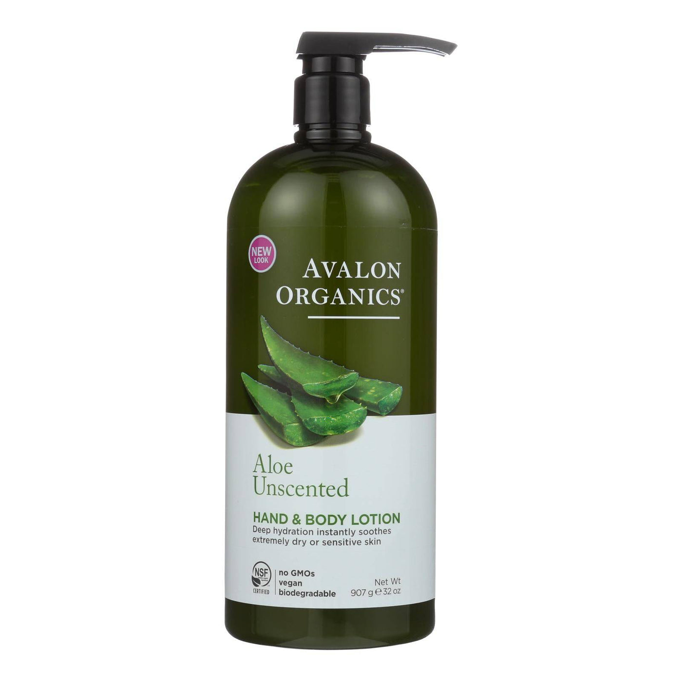 Avalon Organics Hand And Body Lotion Aloe Unscented - 32 Fl Oz | OnlyNaturals.us