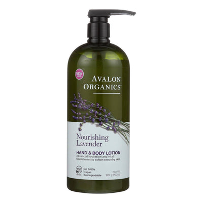 Avalon Organics Hand And Body Lotion Lavender - 32 Fl Oz | OnlyNaturals.us