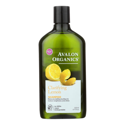 Avalon Organics Clarifying Shampoo Lemon With Shea Butter - 11 Fl Oz | OnlyNaturals.us