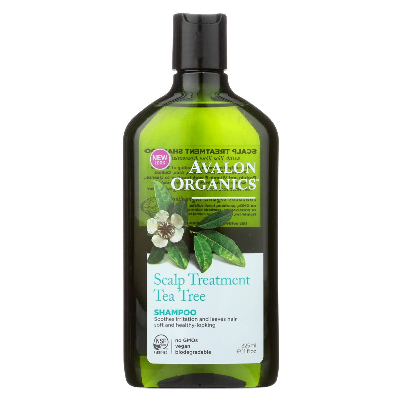 Buy Avalon Organics Scalp Treatment Tea Tree Shampoo - 11 Fl Oz  at OnlyNaturals.us