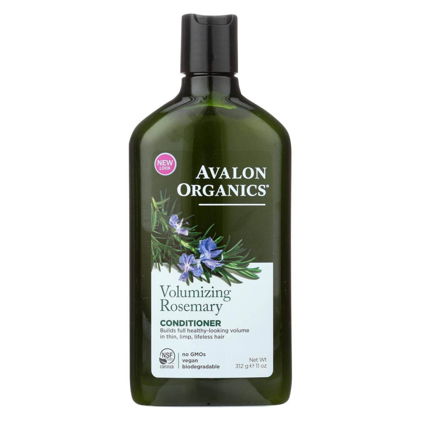 Avalon Organics Volumizing Conditioner With Wheat Protein And Babassu Oil Rosemary - 11 Fl Oz | OnlyNaturals.us