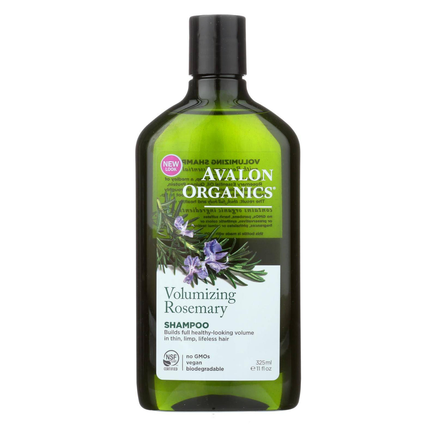 Avalon Organics Volumizing Shampoo Rosemary - 11 Fl Oz | OnlyNaturals.us
