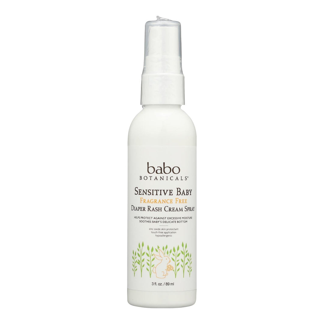 Babo Botanicals - Diaper Cream Spry Sensitive - 1 Each -3 Fz | OnlyNaturals.us