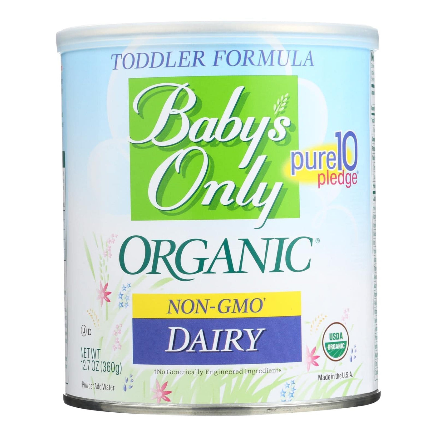 Baby's Only Organic Dairy Iron Fortified Toddler Formula - Case Of 6 - 12.7 Oz. | OnlyNaturals.us