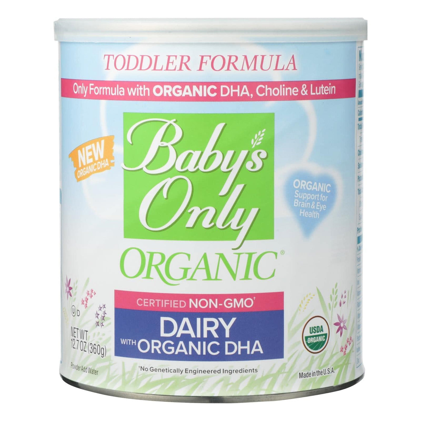 Babys Only Organic Toddler Formula - Organic - Dairy - Dha And Ara - 12.7 Oz - Case Of 6 | OnlyNaturals.us